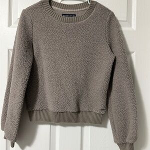 Cozy Taupe Sweater Abercrombie